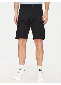 Gant Szorty materiałowe 205069 Czarny Relaxed Fit ze sklepu MODIVO w kategorii Spodenki męskie - zdjęcie 181048105