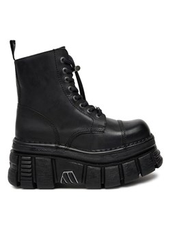 NEW ROCK Glany M-NEWMILI083-S21 Czarny ze sklepu MODIVO w kategorii Workery damskie - zdjęcie 181048225