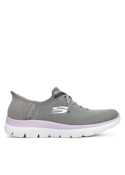Skechers Sneakersy Summits-New Daily 150263/GYLV Szary ze sklepu MODIVO w kategorii Buty sportowe damskie - zdjęcie 181048358