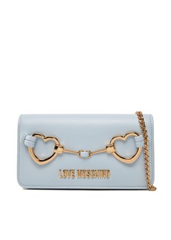 LOVE MOSCHINO Torebka JC5643PP1MLB0712 Błękitny ze sklepu MODIVO w kategorii Kopertówki - zdjęcie 181048367