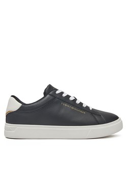 Tommy Hilfiger Sneakersy Essential Court Sneaker FW0FW08320 Czarny ze sklepu MODIVO w kategorii Buty sportowe damskie - zdjęcie 181048416