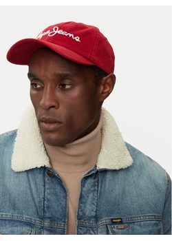 Pepe Jeans Czapka z daszkiem PM040548 Czerwony ze sklepu MODIVO w kategorii Czapki z daszkiem męskie - zdjęcie 181048555