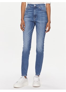 Tommy Jeans Jeansy Sylvia Hgh Sskn Ah1230 DW0DW17162 Niebieski Skinny Fit ze sklepu MODIVO w kategorii Jeansy damskie - zdjęcie 181048566