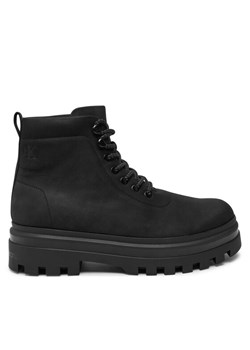 Calvin Klein Jeans Trapery Lugged Laceup Boot Oxf Hiking Nb YM0YM01076 Czarny ze sklepu MODIVO w kategorii Buty zimowe męskie - zdjęcie 181048648