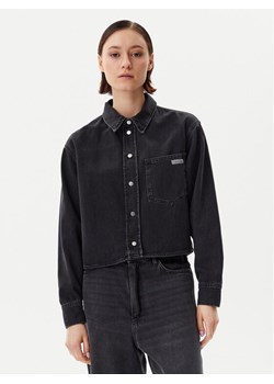 Calvin Klein Jeans Kurtka jeansowa J20J225517 Czarny Relaxed Fit ze sklepu MODIVO w kategorii Kurtki damskie - zdjęcie 181048698
