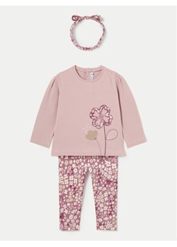Mayoral Komplet bluzka i legginsy 2711 Różowy Regular Fit ze sklepu MODIVO w kategorii Odzież dla niemowląt - zdjęcie 181048797