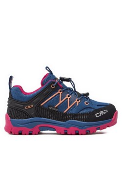 CMP Trekkingi Kids Rigel Low Trekking Wp 3Q54554 Niebieski ze sklepu MODIVO w kategorii Buty trekkingowe dziecięce - zdjęcie 181048909