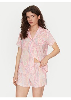 LAUREN RALPH LAUREN Piżama ILN12403 Różowy Regular Fit ze sklepu MODIVO w kategorii Piżamy damskie - zdjęcie 181048918