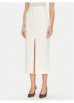Simona Corsellini Spódnica ołówkowa P25CPGO01501 Beżowy Slim Fit ze sklepu MODIVO w kategorii Spódnice - zdjęcie 181049037