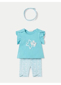 Mayoral Komplet t-shirt i legginsy 1792 Niebieski Regular Fit ze sklepu MODIVO w kategorii Komplety niemowlęce - zdjęcie 181049347