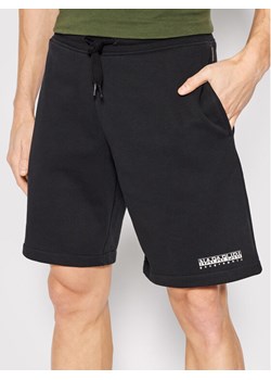 Napapijri Szorty sportowe Box NP0A4GAO Czarny Regular Fit ze sklepu MODIVO w kategorii Spodenki męskie - zdjęcie 181049376