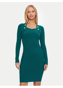 Marciano Guess Sukienka dzianinowa 4BGK01 5613Z Zielony Slim Fit ze sklepu MODIVO w kategorii Sukienki - zdjęcie 181049496