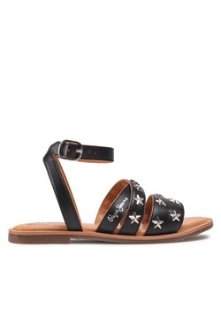 Pepe Jeans Sandały Irma Studs PGS90176 Czarny ze sklepu MODIVO w kategorii Sandały dziecięce - zdjęcie 181049577