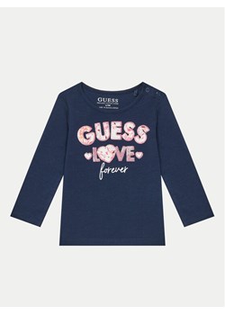 Guess Bluzka K4BI16 J1314 Granatowy Regular Fit ze sklepu MODIVO w kategorii T-shirty chłopięce - zdjęcie 181049616