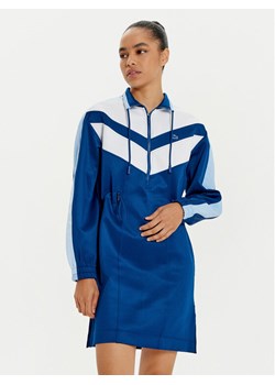 Lacoste Sukienka dzianinowa EF4946 Niebieski Relaxed Fit ze sklepu MODIVO w kategorii Sukienki - zdjęcie 181049739