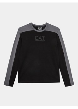 EA7 Emporio Armani Bluzka 6RBT65 BJ02Z 1200 Czarny Regular Fit ze sklepu MODIVO w kategorii T-shirty chłopięce - zdjęcie 181049769