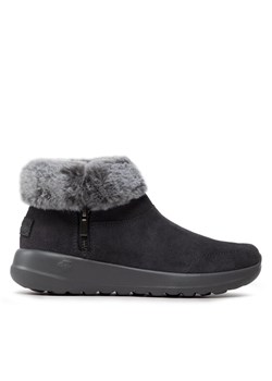 Skechers Botki On-The-Go Joy 144003/CHAR Szary ze sklepu MODIVO w kategorii Botki - zdjęcie 181050017