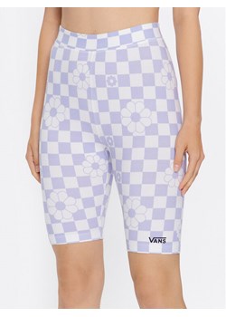 Vans Legginsy Wm Flying V Print Legging Short VN0A7PNE Fioletowy Regular Fit ze sklepu MODIVO w kategorii Szorty - zdjęcie 181050167