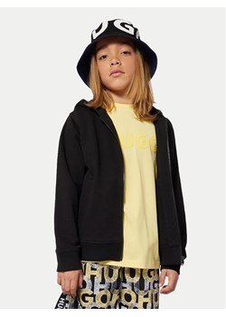 HUGO Bluza G00355 S Czarny Regular Fit ze sklepu MODIVO w kategorii Bluzy dziewczęce - zdjęcie 181050179