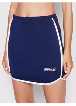 adidas Spódnica mini HL6565 Granatowy Slim Fit ze sklepu MODIVO w kategorii Spódnice - zdjęcie 181050217