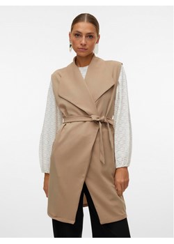 Vero Moda Kamizelka Allison 10300864 Beżowy Regular Fit ze sklepu MODIVO w kategorii Kamizelki damskie - zdjęcie 181050297