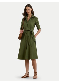 LAUREN RALPH LAUREN Sukienka koszulowa 200748950014 Zielony Regular Fit ze sklepu MODIVO w kategorii Bluzy damskie - zdjęcie 181050349