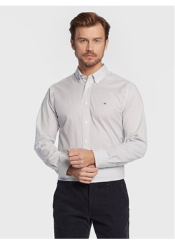 Tommy Hilfiger Koszula Mini Geo MW0MW25036 Biały Regular Fit ze sklepu MODIVO w kategorii Koszule męskie - zdjęcie 181050416