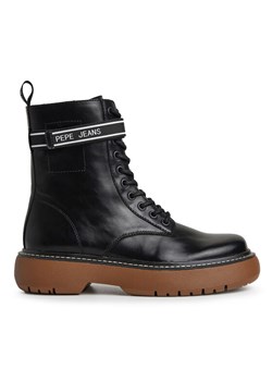 Pepe Jeans Botki PLS50503 Czarny ze sklepu MODIVO w kategorii Workery damskie - zdjęcie 181050475