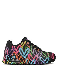 Skechers Sneakersy Highlight Love 177981/BKMT Czarny ze sklepu MODIVO w kategorii Buty sportowe damskie - zdjęcie 181050585