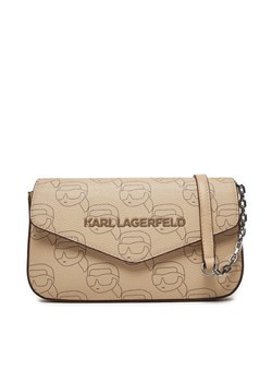 KARL LAGERFELD Torebka A1W32045 Beżowy ze sklepu MODIVO w kategorii Kopertówki - zdjęcie 181050595