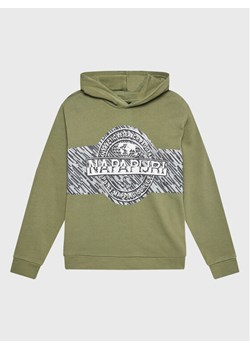 Napapijri Bluza B-Pinzon NP0A4GXD D Zielony Regular Fit ze sklepu MODIVO w kategorii Bluzy chłopięce - zdjęcie 181050627