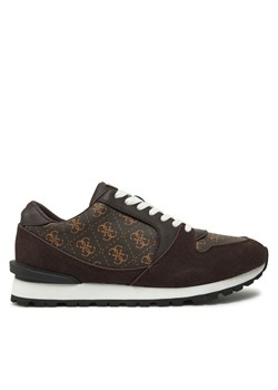 Guess Sneakersy FMPARO ELL12 Brązowy ze sklepu MODIVO w kategorii Buty sportowe męskie - zdjęcie 181050749