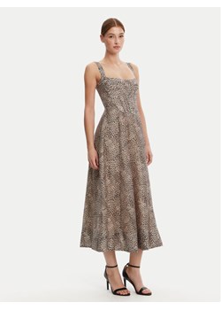 BARDOT Sukienka koktajlowa 58546DB9 Brązowy Regular Fit ze sklepu MODIVO w kategorii Sukienki - zdjęcie 181050808