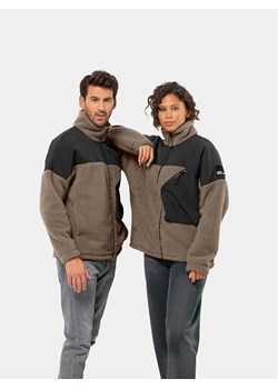 Jack Wolfskin Polar Maarweg Jkt 1711241 Brązowy Regular Fit ze sklepu MODIVO w kategorii Bluzy męskie - zdjęcie 181050815