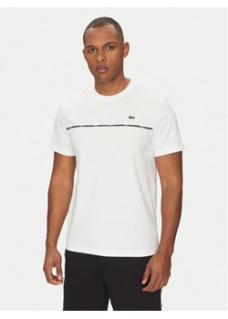 Lacoste T-Shirt TH9842 Biały Regular Fit ze sklepu MODIVO w kategorii T-shirty męskie - zdjęcie 181050826