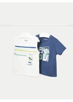 Mayoral Komplet 2 t-shirtów 01032 Niebieski Regular Fit ze sklepu MODIVO w kategorii T-shirty chłopięce - zdjęcie 181050925