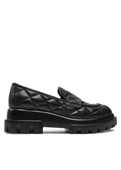 AGL Loafersy Celeste Matelasse D756033PGKA0761013 Czarny ze sklepu MODIVO w kategorii Lordsy damskie - zdjęcie 181051009
