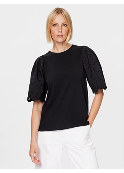 United Colors Of Benetton T-Shirt 3PQYD103R Czarny Regular Fit ze sklepu MODIVO w kategorii Bluzki damskie - zdjęcie 181051018