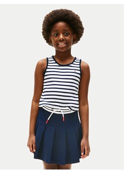 Tommy Hilfiger Top Essential KG0KG08588 D Granatowy Regular Fit ze sklepu MODIVO w kategorii Bluzki dziewczęce - zdjęcie 181051027
