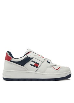 Tommy Hilfiger Sneakersy Retro Basket EM0EM01463 Biały ze sklepu MODIVO w kategorii Buty sportowe męskie - zdjęcie 181051217