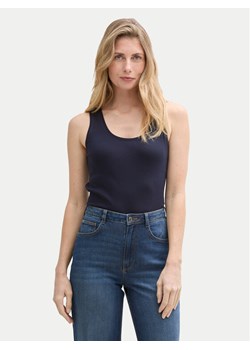 Tom Tailor Top 1045540 Granatowy Regular Fit ze sklepu MODIVO w kategorii Bluzki damskie - zdjęcie 181051256