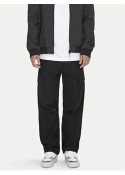 Only & Sons Spodnie materiałowe Ray 22028640 Czarny Loose Fit ze sklepu MODIVO w kategorii Spodnie męskie - zdjęcie 181051259