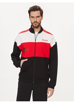 Hugo Bluza Race 50510468 Czarny Relaxed Fit ze sklepu MODIVO w kategorii Bluzy męskie - zdjęcie 181051319