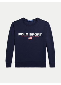Polo Ralph Lauren Bluza 323962110001 Granatowy Relaxed Fit ze sklepu MODIVO w kategorii Bluzy chłopięce - zdjęcie 181051359