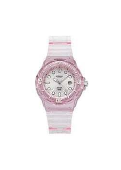 Casio Zegarek Lady Translucent LRW-200HS-4EVEF Różowy ze sklepu MODIVO w kategorii Zegarki - zdjęcie 181051798