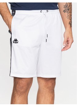 Kappa Szorty sportowe 313019 Biały Regular Fit ze sklepu MODIVO w kategorii Spodenki męskie - zdjęcie 181051978