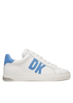 DKNY Sneakersy Abeni Lace Up Sneaker K1300916 Biały ze sklepu MODIVO w kategorii Buty sportowe damskie - zdjęcie 181051988