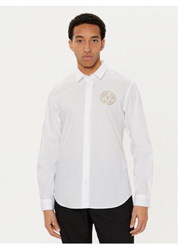 Versace Jeans Couture Koszula 78GALYS1 Biały Slim Fit ze sklepu MODIVO w kategorii Koszule męskie - zdjęcie 181052076
