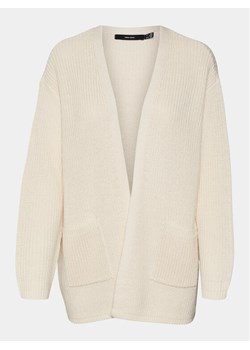 Vero Moda Curve Kardigan Fabulous 10307311 Beżowy Regular Fit ze sklepu MODIVO w kategorii Swetry damskie - zdjęcie 181052119