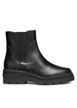 Geox Sztyblety D Felleny D46XEC 043NH C9999 Czarny ze sklepu MODIVO w kategorii Botki - zdjęcie 181052138